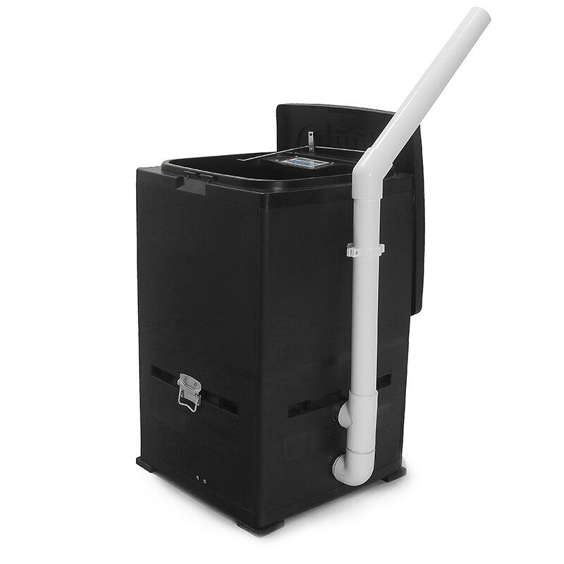 新渔科技锦鲤观赏鱼投料机x风送工厂化养殖鱼池投饵机家用喂食器