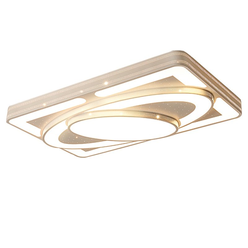 顶约厅简具大意方灯灯奢形长厅档创led室高代轻吊灯吸大卧现客