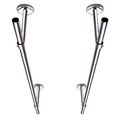 移动吸顶装饰阳台固定式晾衣吊杆晒衣杆凉衣杆固定式晾衣架