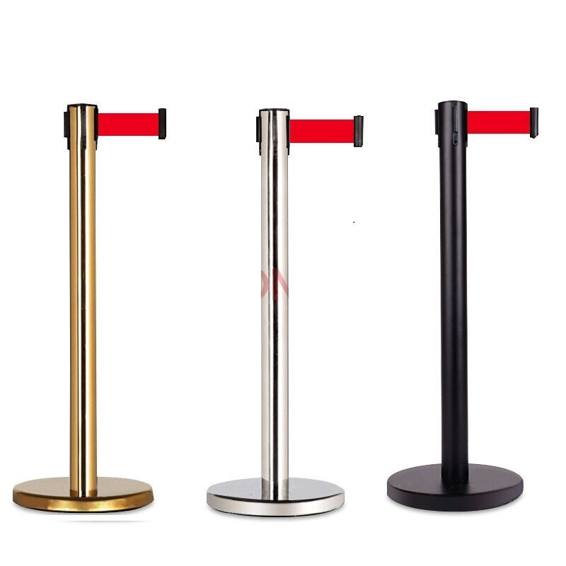 一米米线柱子收缩地铁门口会场牵引隔离带带头护栏