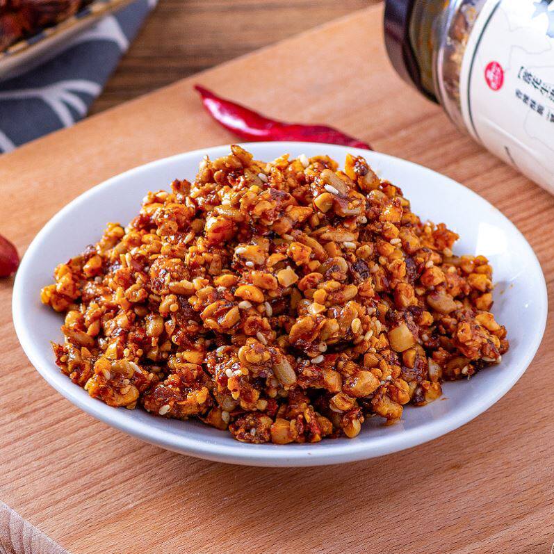 花生辣椒酱外婆酱石瓶装农家手工下饭拌面山东酱类调料