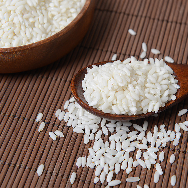 大米新疆羊脂籽米玉芽新米沙漠5kg包装真空大米