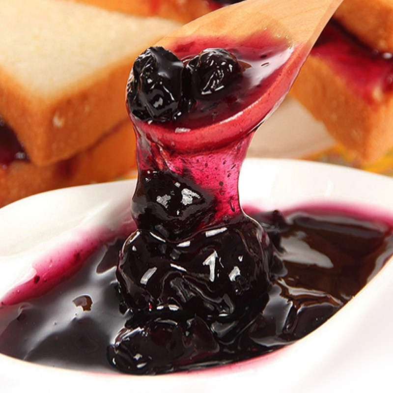 新疆伊犁黑加仑果酱900克早餐面包酸奶烘焙吐司果酱