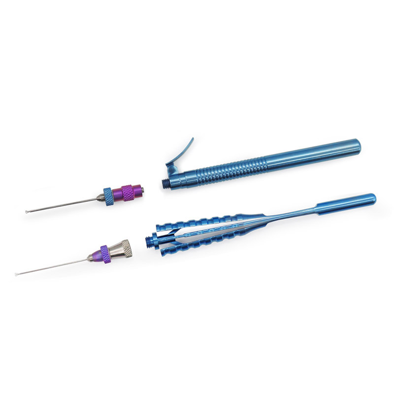 眼科显微器械眼内异物优质钛合金镊子20g23g两爪镊子