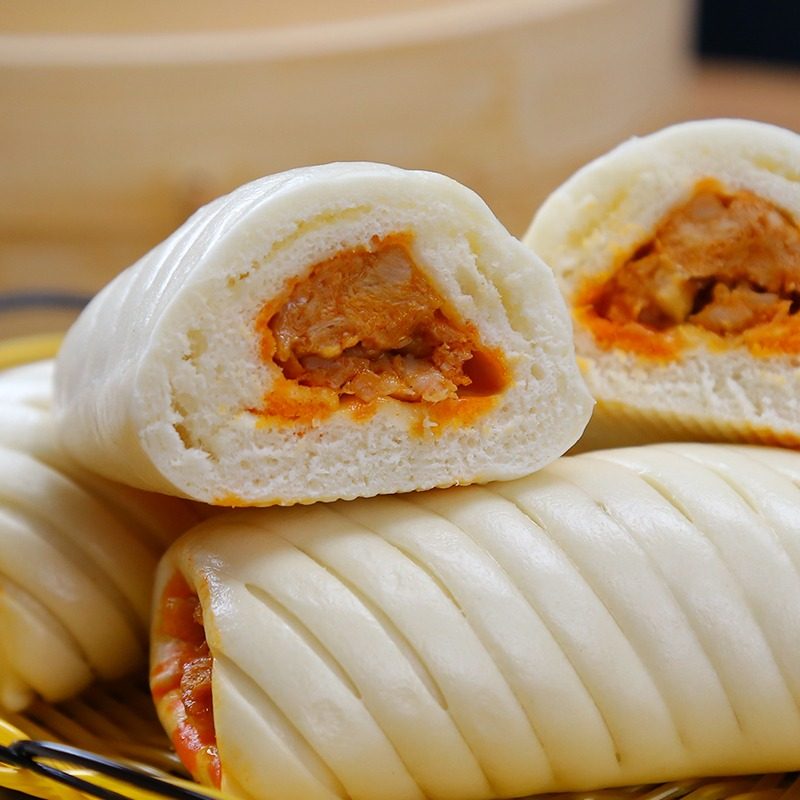 奥尔良鸡肉卷金丝卷营养早餐速食花卷微波即食包子面点懒人食品