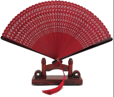 全竹扇全骨扇折叠古风镂空扇中国风折扇古典便携竹骨扇扇子 原价64.