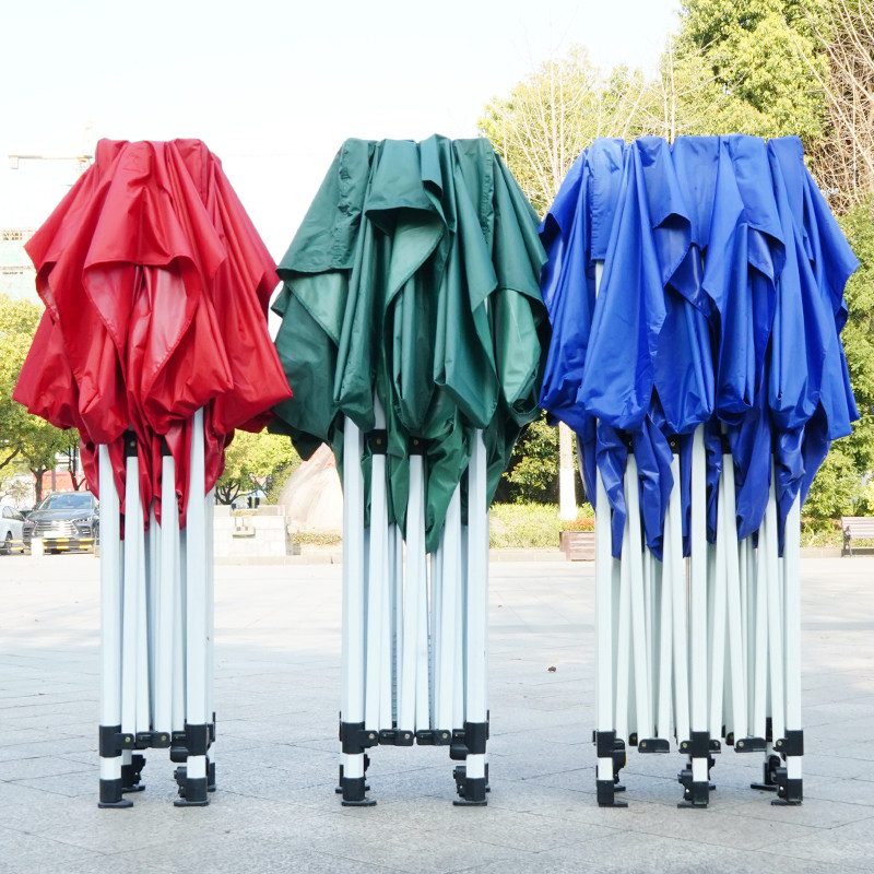户外帐篷遮阳摆摊雨棚广告四脚大伞四角顶布伞