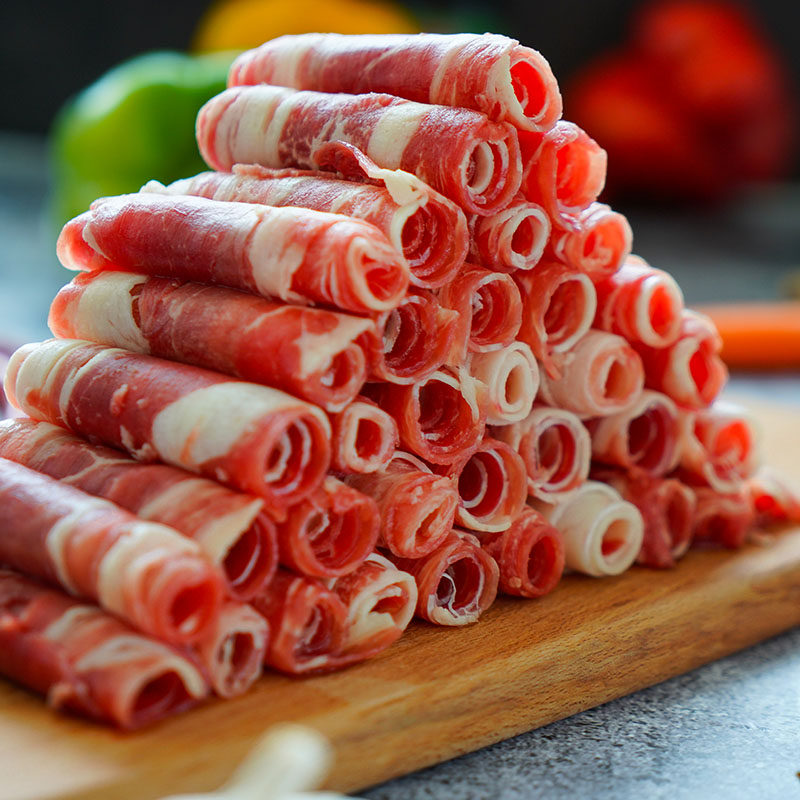 肉卷穆荣鲜生火锅食材46人全肉套餐羊肉2斤羊肉卷