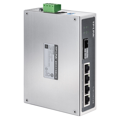 tplinktlmc111atlmc114b工业级光纤收发器一对套装百兆1光4电单模单纤