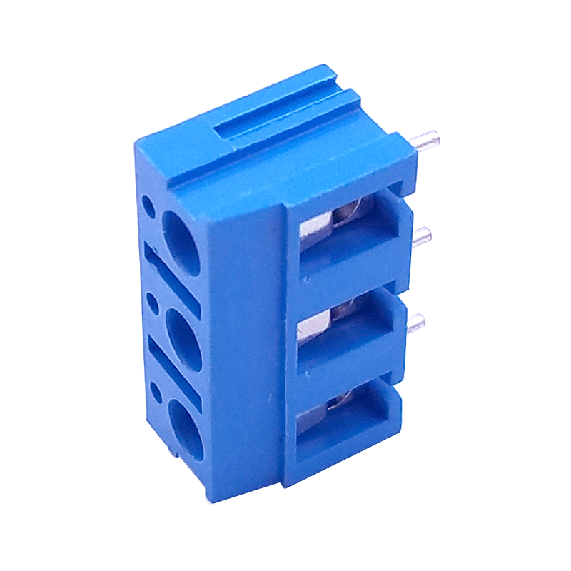 75mm螺钉pcb接线端子kf370dg370凤凰环保蓝色接线连接器