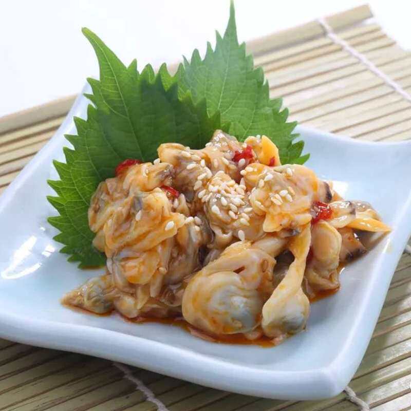鲜蛤洋琪麻辣香辣日式小菜蛤蜊海鲜花甲肉食品寿司料理
