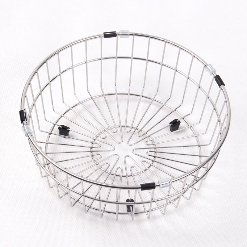 迈锐博厨房304不锈钢沥水篮水池洗菜盆洗碗沥水架沥水框加大圆