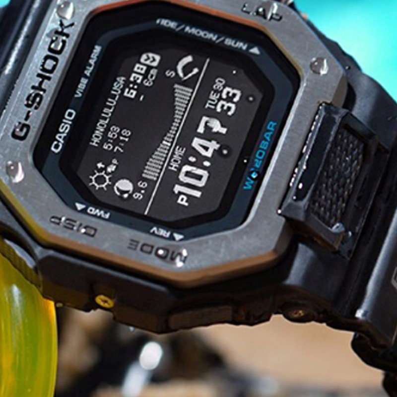 卡西欧手表gshock复古小方方块gbx1001蓝牙冲浪运动日韩腕表