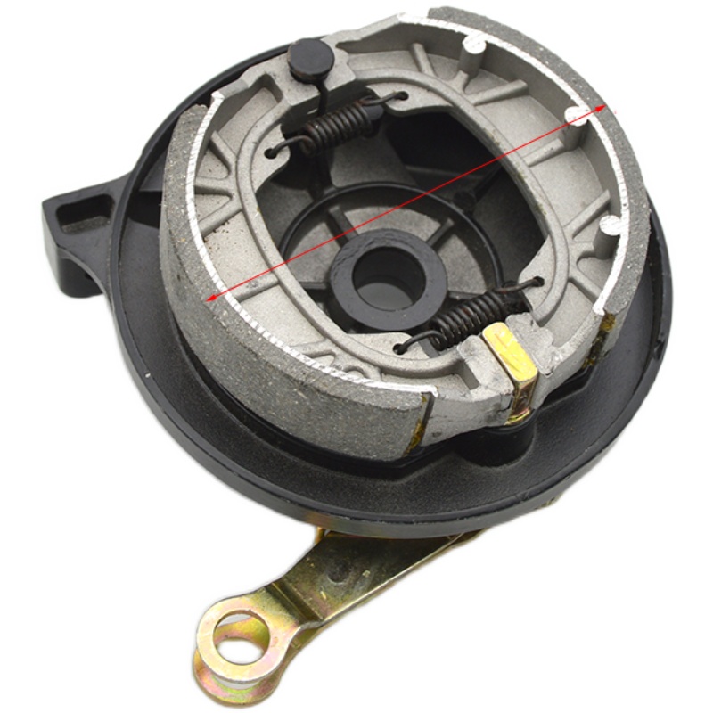 电摩电动车刹车总成卡槽鼓刹右装大卡槽鼓16孔电动车刹车装置