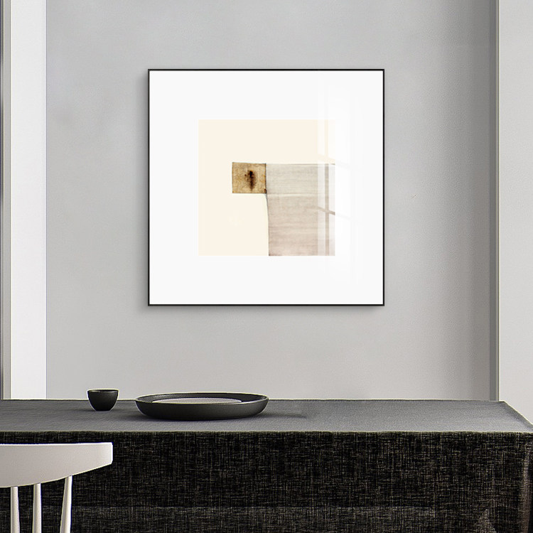 现代简约装饰画方形挂画办公室书房抽象创意壁画客厅现代装饰画