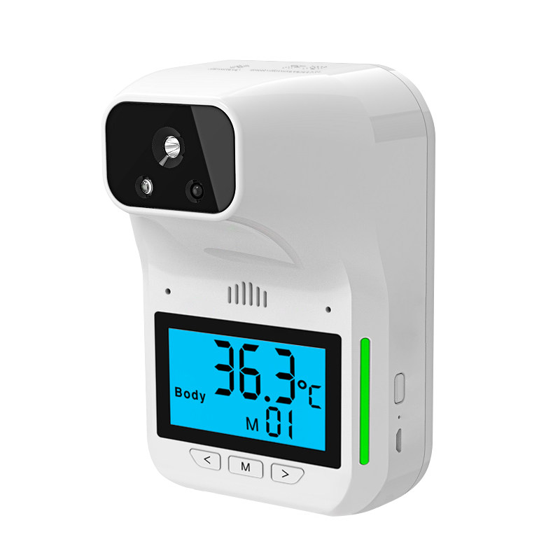 红外线语音体温检测仪测量仪自动户外人体电子温度计体温计类