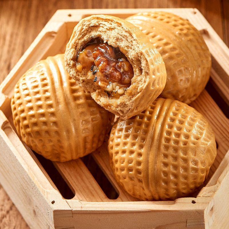 广州酒家核桃包子广式早茶茶点心包速冻早餐包点