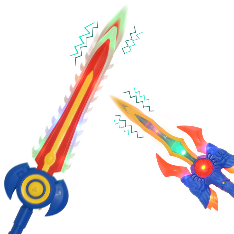 儿童宝剑玩具闪光王者圣剑荣耀电动七彩声光发光玩具