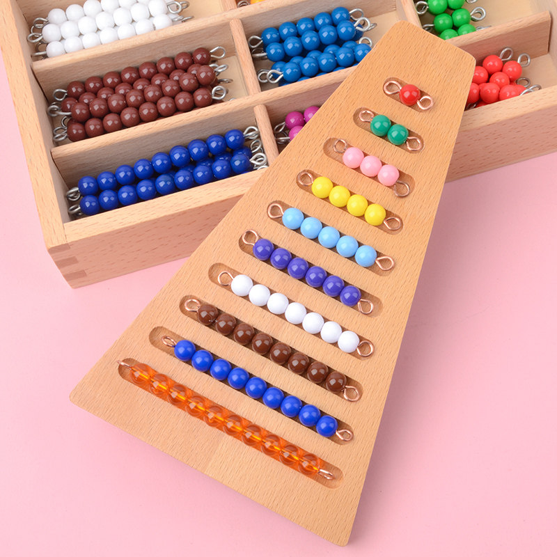 蒙氏教具串珠教育数学彩色早教益智玩具儿童全套其它早教玩具类