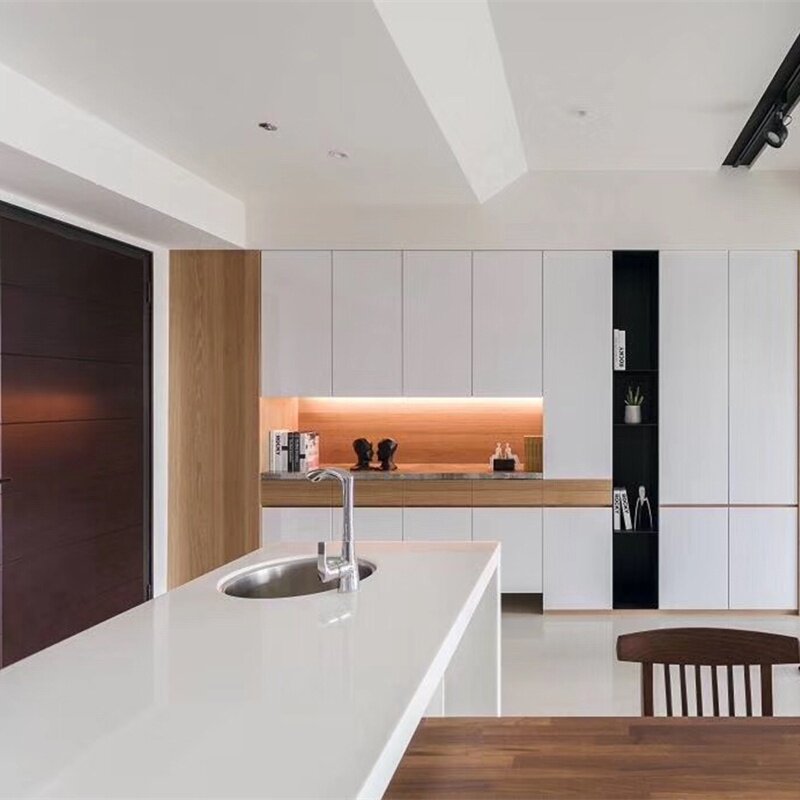 饰面面板免漆uv板混白面烤漆护墙板宾馆背景墙饰面板