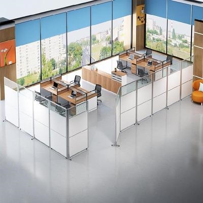 办公室屏风折叠隔断组合隔档临时车间分隔挡板办公屏风