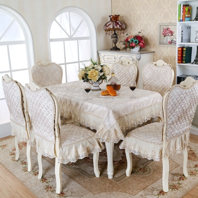 新款欧式餐桌椅子套罩现代简约通用餐椅坐垫套装桌布