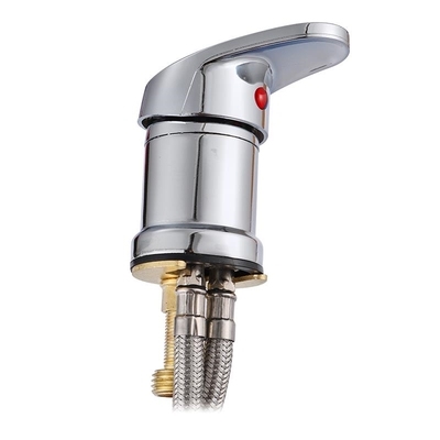 发廊洗头水龙头洗手盆开关增压小号冷热水混水螺母面盆龙头