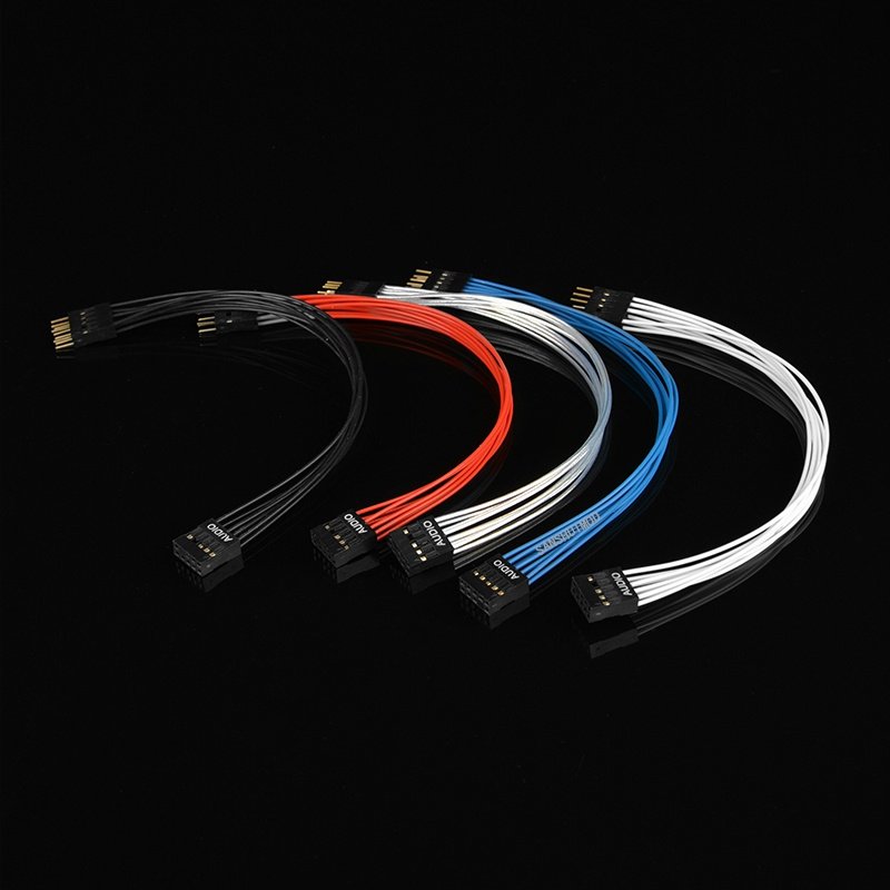 面板信号电脑主板机箱主机音频audio跳线延长连接线