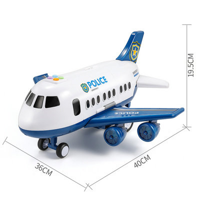 儿童玩具小飞机带音乐 幼儿儿童玩具车益智2-3岁0飞机模型6男孩4