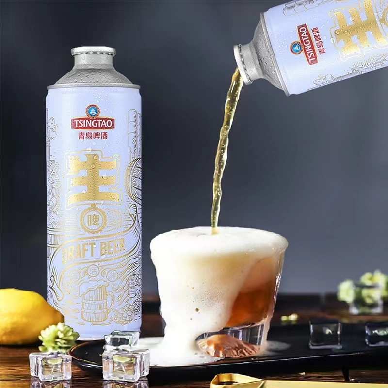 山东青岛啤酒1000ml2瓶扎啤生啤酒1升大桶桶装浓度啤酒