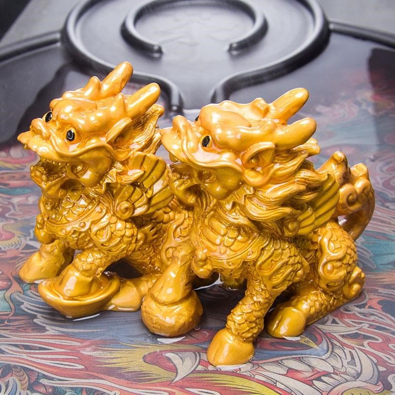 茶宠貔貅功夫镇宅招财茶虫变色可养茶具配件饰品精品茶盘麒麟摆件