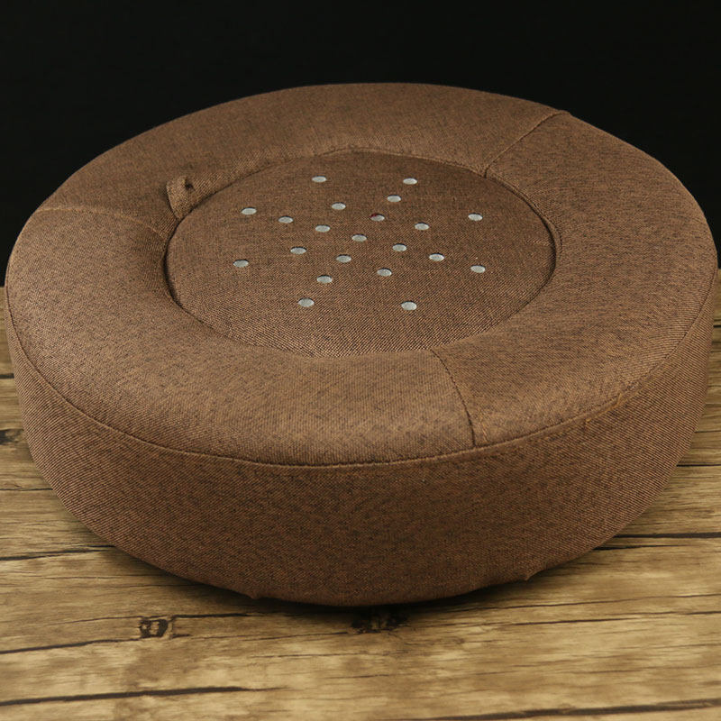 艾灸蒲团坐灸坐垫打坐家用地上熏腰控温加高艾灸