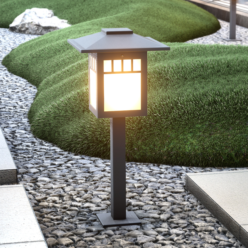 新款中式仿古庭院灯户外防水日式草坪灯小区景观景观庭院灯饰