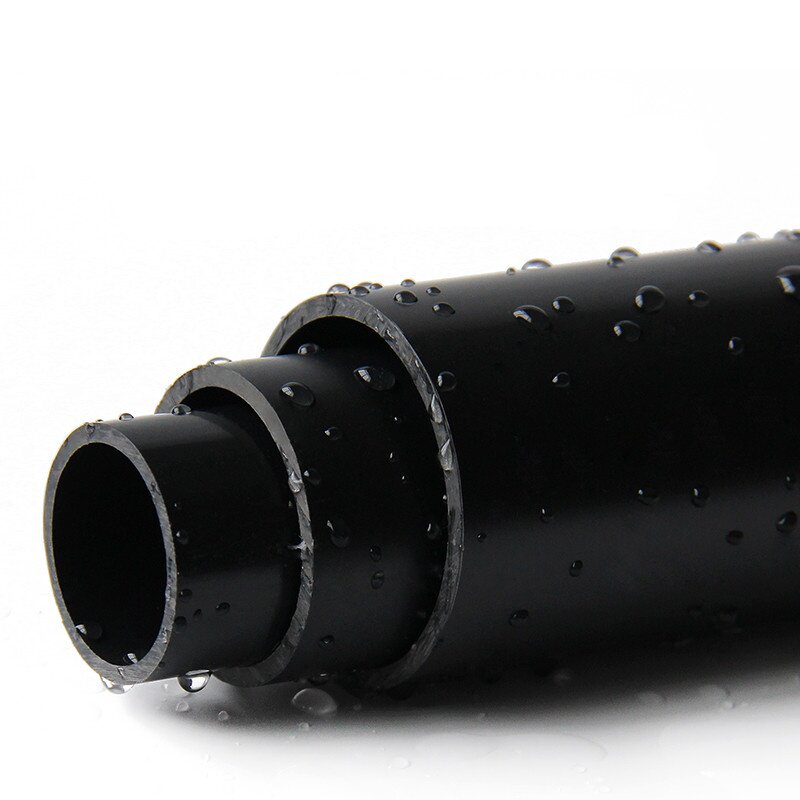 水管鱼缸下水管饮用饮用水水族专用黑色塑料塑料管upvc管