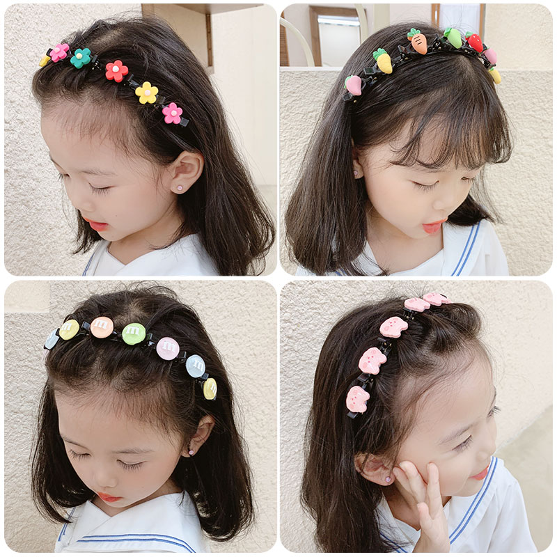 儿童发饰女童编发发发宝宝碎发头箍夏季公主发饰