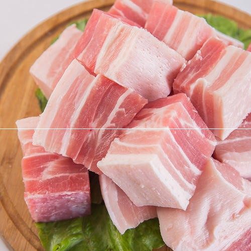 冷冻五花肉块3斤偏肥新鲜生鲜冻猪肉带皮生猪生猪肉