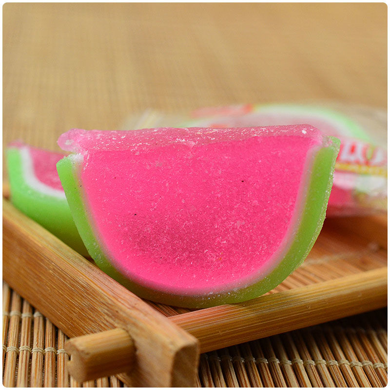 网红红西瓜果味软糖散装500g5斤多款口味混搭组合糖果