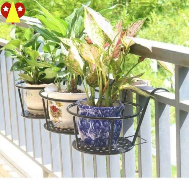 阳台扶手栏杆花盆艺萝花架护花楼梯挂架悬挂式花架