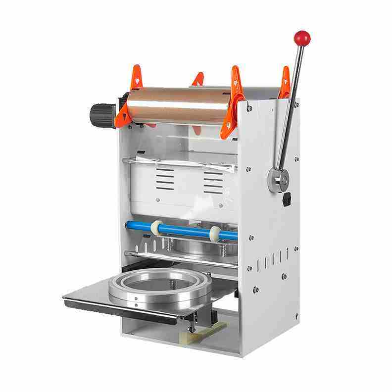 铝箔餐盒封口机方形快餐小龙虾海鲜圆锅锡纸片膜热封机塑料卷膜机 | 