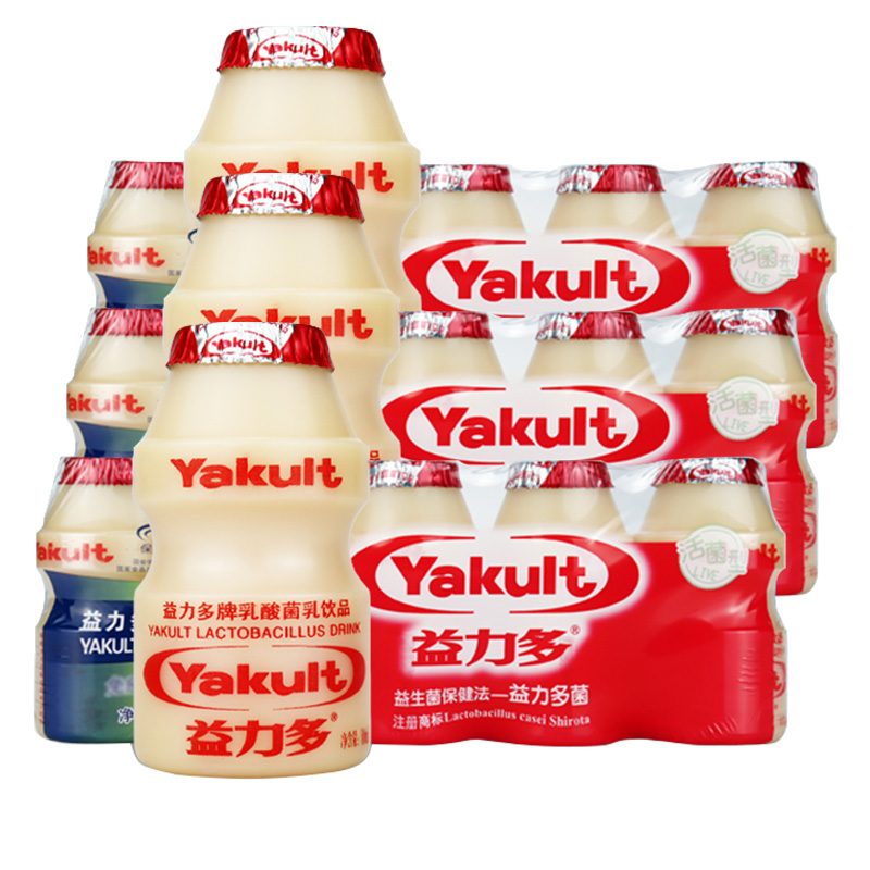 益力力多活性乳酸菌饮品100ml益生儿童酸奶健身含乳饮料