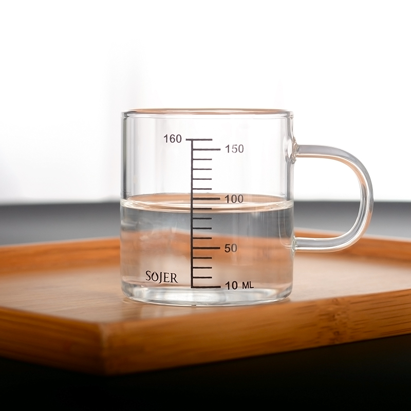 儿童小牛奶杯带刻度迷你小奶杯酸奶杯50ml100ml150毫升幼儿玻璃杯
