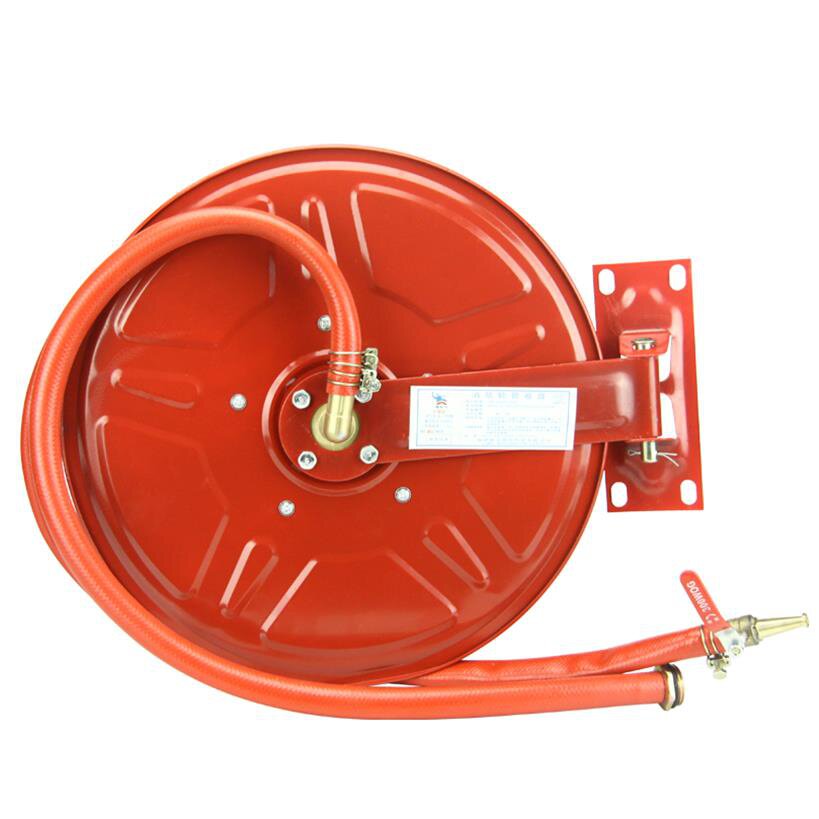 卷盘水带消防软管20米25米19mm自救水管转盘消防水带