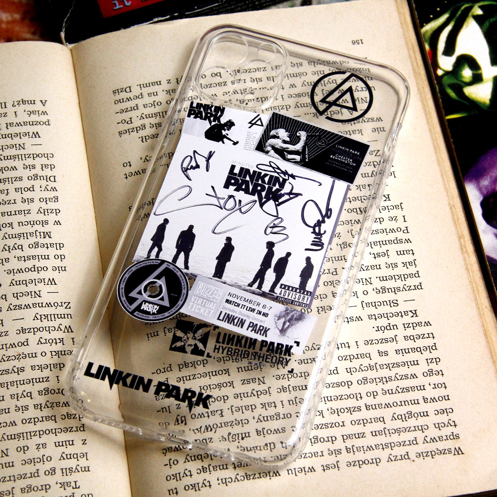 linkinpark林肯公园透明手机机壳适用苹果12iphone13xsmaxr11pro78
