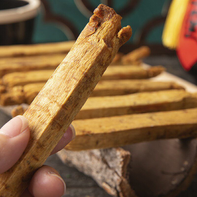 高丽无糖250克礼盒黄马褂马褂参整支长白山别直官方旗舰店高丽参及其