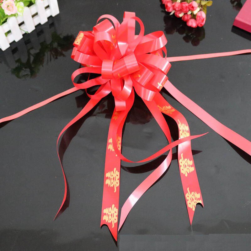 装饰彩条车花车用品套装结婚花车手花房花婚庆彩带拉q婚全套婚拉