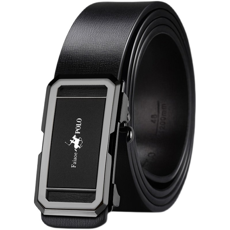 腰带保罗皮带真皮自动裤带男士牛皮时尚新款腰带