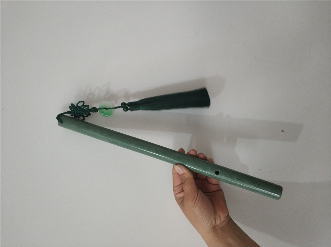 玉石高档箫独玉萧乐器绿玉玉箫独玉九洞悦耳动听箫