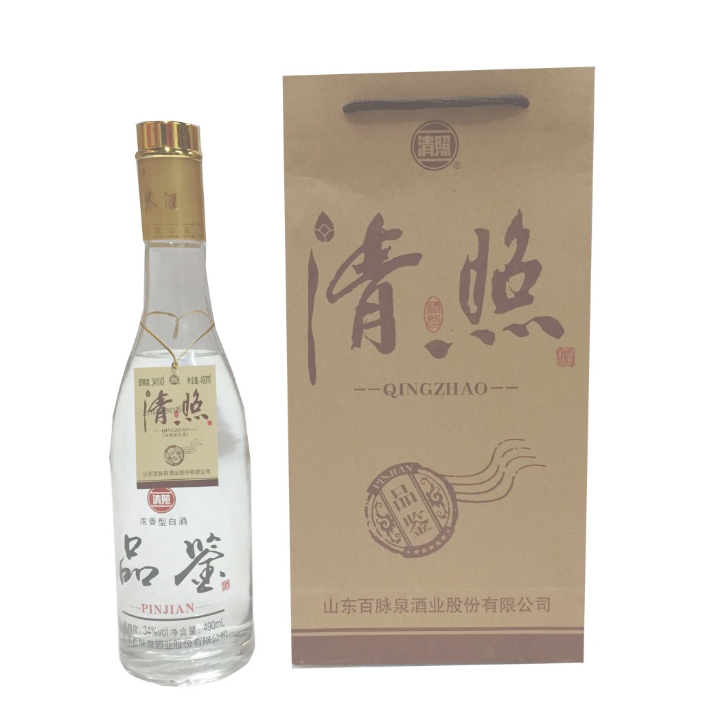 山东济南特产百脉泉清照34度品鉴清照酒浓香白酒品鉴整箱白酒