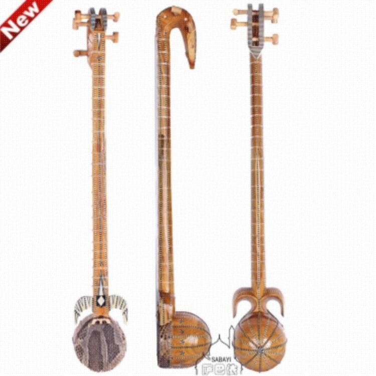 乐器新疆维吾尔族手工手工制制作民族蛇皮热瓦演奏热瓦普