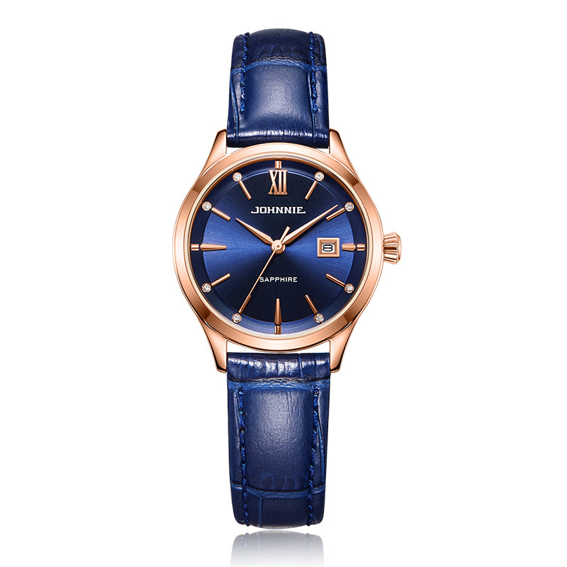手表尊尼johnnie情侣日本进口进口机机芯休闲时尚防水国产腕表